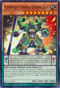 Superheavy Samurai General Jade - 2016 Mega-Tins Mega Pack - YuGiOh card