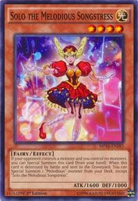 Solo the Melodious Songstress - 2016 Mega-Tins Mega Pack - YuGiOh card
