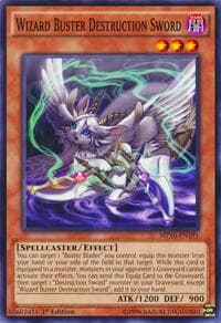 Wizard Buster Destruction Sword - 2016 Mega-Tins Mega Pack - YuGiOh card