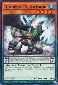 Dinomist Stegosaur - 2016 Mega-Tins Mega Pack - YuGiOh card