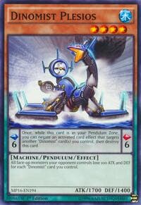 Dinomist Plesios - 2016 Mega-Tins Mega Pack - YuGiOh card