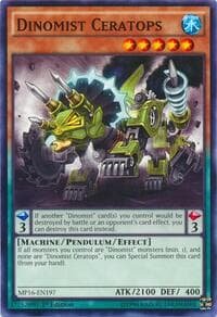 Dinomist Ceratops - 2016 Mega-Tins Mega Pack - YuGiOh card