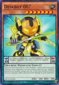 Deskbot 007 - 2016 Mega-Tins Mega Pack - YuGiOh card