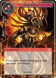 Spirit of Fire - Curse of the Frozen Casket - Force of Will card