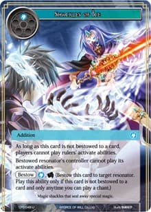 Shackles of Ice - Curse of the Frozen Casket - Force of Will card
