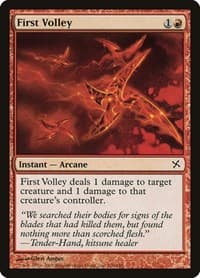 First Volley - Betrayers of Kamigawa - Magic: The Gathering card