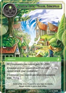 Secluded Elven Village, Amonsulle - Curse of the Frozen Casket - Force of Will card
