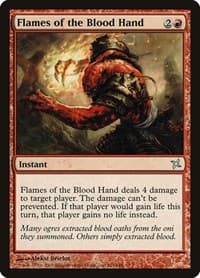 Flames of the Blood Hand - Betrayers of Kamigawa - Magic: The Gathering card