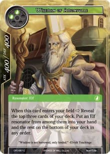 Wiseman of Amonsulle - Curse of the Frozen Casket - Force of Will card