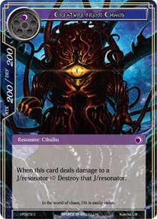 Creature from Chaos - Curse of the Frozen Casket - Force of Will card