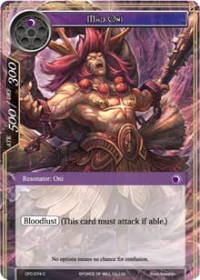 Mad Oni - Curse of the Frozen Casket - Force of Will card