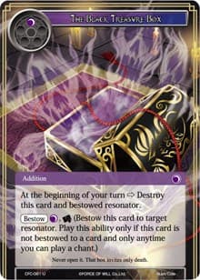 The Black Treasure Box - Curse of the Frozen Casket - Force of Will card