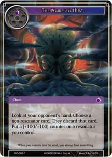The Nameless Mist - Curse of the Frozen Casket - Force of Will card