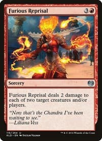 Furious Reprisal - Kaladesh - Magic: The Gathering card