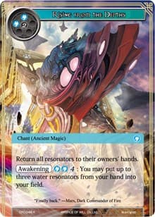 Rising from the Depths (Textured Foil) - Curse of the Frozen Casket - Force of Will card