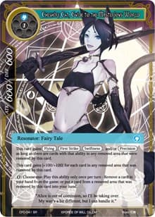 Cheshire Cat, Guide to the Mysterious World (Textured Foil) - Curse of the Frozen Casket - Force of Will card