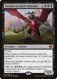 Demon of Dark Schemes - Kaladesh - Magic: The Gathering card