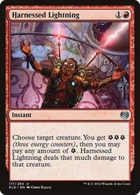 Harnessed Lightning - Kaladesh - Magic: The Gathering card