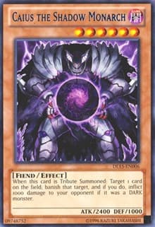 Caius the Shadow Monarch (Blue) - Duelist League Promo - YuGiOh card