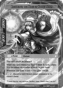 Charlotte, Determined Girl // Charlotte, the Mage of Sacred Spirit (Uber Rare) - Curse of the Frozen Casket - Force of Will card