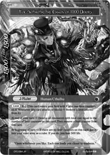 Umr at-Tawil, Master of 1000 Keys // Yog-Sothoth, the Chaos of 1000 Doors (Uber Rare) - Curse of the Frozen Casket - Force of Will card