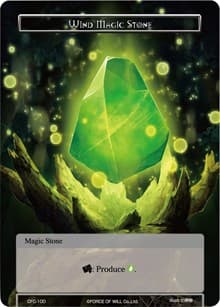 Wind Magic Stone - Curse of the Frozen Casket - Force of Will card