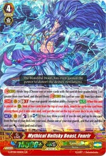 Mythical Hellsky Beast, Fenrir - G-BT08: Absolute Judgment - Cardfight Vanguard card