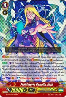 Prehistoric Regalia, Urth - G-BT08: Absolute Judgment - Cardfight Vanguard card