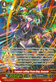 Tempest-calling Pirate King, Goauche (SP) - G-BT08: Absolute Judgment - Cardfight Vanguard card