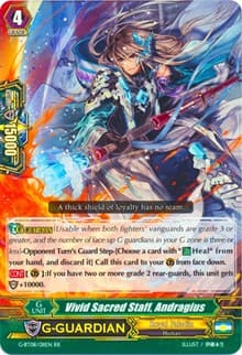 Vivid Sacred Staff, Andragius - G-BT08: Absolute Judgment - Cardfight Vanguard card