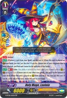 Holy Mage, Lavinia - G-BT08: Absolute Judgment - Cardfight Vanguard card