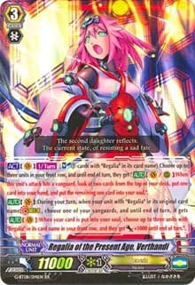 Regalia of the Present Age, Verthandi - G-BT08: Absolute Judgment - Cardfight Vanguard card