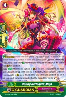 Doting Harlequin, Maja - G-BT08: Absolute Judgment - Cardfight Vanguard card