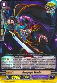 Rampage Shade - G-BT08: Absolute Judgment - Cardfight Vanguard card