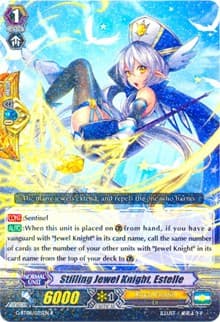 Stilling Jewel Knight, Estelle - G-BT08: Absolute Judgment - Cardfight Vanguard card