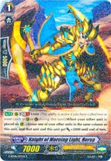 Knight of Morning Light, Horsa - G-BT08: Absolute Judgment - Cardfight Vanguard card