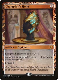 Champion's Helm - Masterpiece Series: Kaladesh Inventions - Magic: The Gathering card