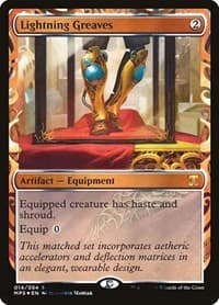 Lightning Greaves - Masterpiece Series: Kaladesh Inventions - Magic: The Gathering card