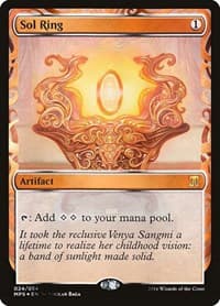 Sol Ring - Masterpiece Series: Kaladesh Inventions - Magic: The Gathering card