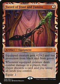 Sword of Feast and Famine - Masterpiece Series: Kaladesh Inventions - Magic: The Gathering card