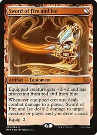 Sword of Fire and Ice - Masterpiece Series: Kaladesh Inventions - Magic: The Gathering card