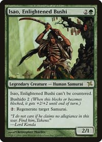 Isao, Enlightened Bushi - Betrayers of Kamigawa - Magic: The Gathering card