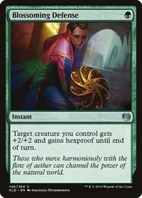 Blossoming Defense - Kaladesh - Magic: The Gathering card