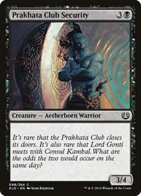 Prakhata Club Security - Kaladesh - Magic: The Gathering card