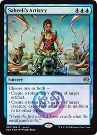 Saheeli's Artistry - Launch Party & Release Event Promos - Magic: The Gathering card