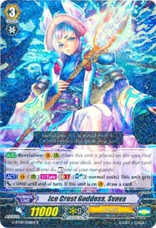 Ice Crest Goddess, Svava - G-BT08: Absolute Judgment - Cardfight Vanguard card