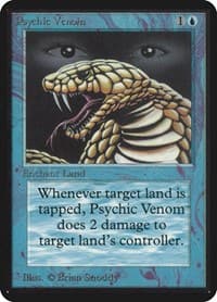 Psychic Venom - Alpha Edition - Magic: The Gathering card