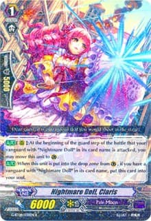 Nightmare Doll, Claris - G-BT08: Absolute Judgment - Cardfight Vanguard card