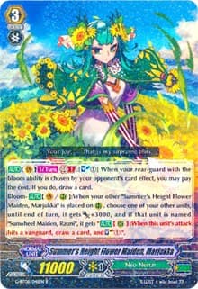 Summer's Height Flower Maiden, Marjukka - G-BT08: Absolute Judgment - Cardfight Vanguard card