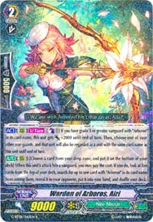 Warden of Arboros, Airi - G-BT08: Absolute Judgment - Cardfight Vanguard card